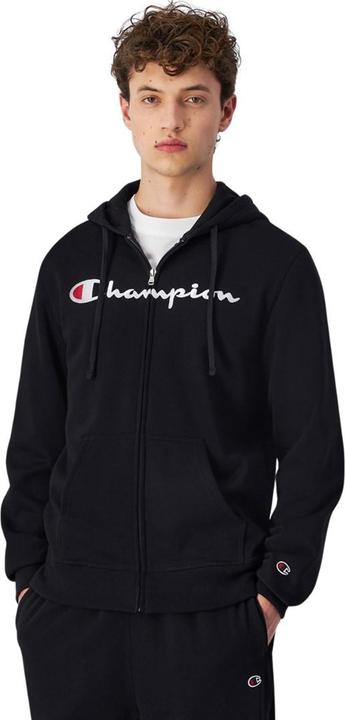 Actual product image Champion Bluza męska Full Zip Hoodie czarna 220255 KK001 M (M)