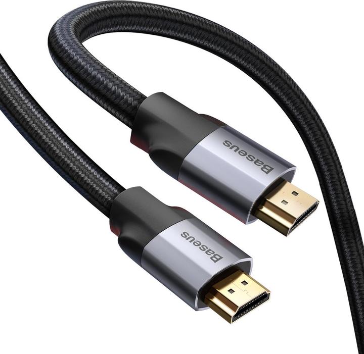 Produktbild Baseus Enjoyment Series 4KHD Male To 4KHD Male Adapter Cable 5m Dark gray (5 m, HDMI, 2.0)