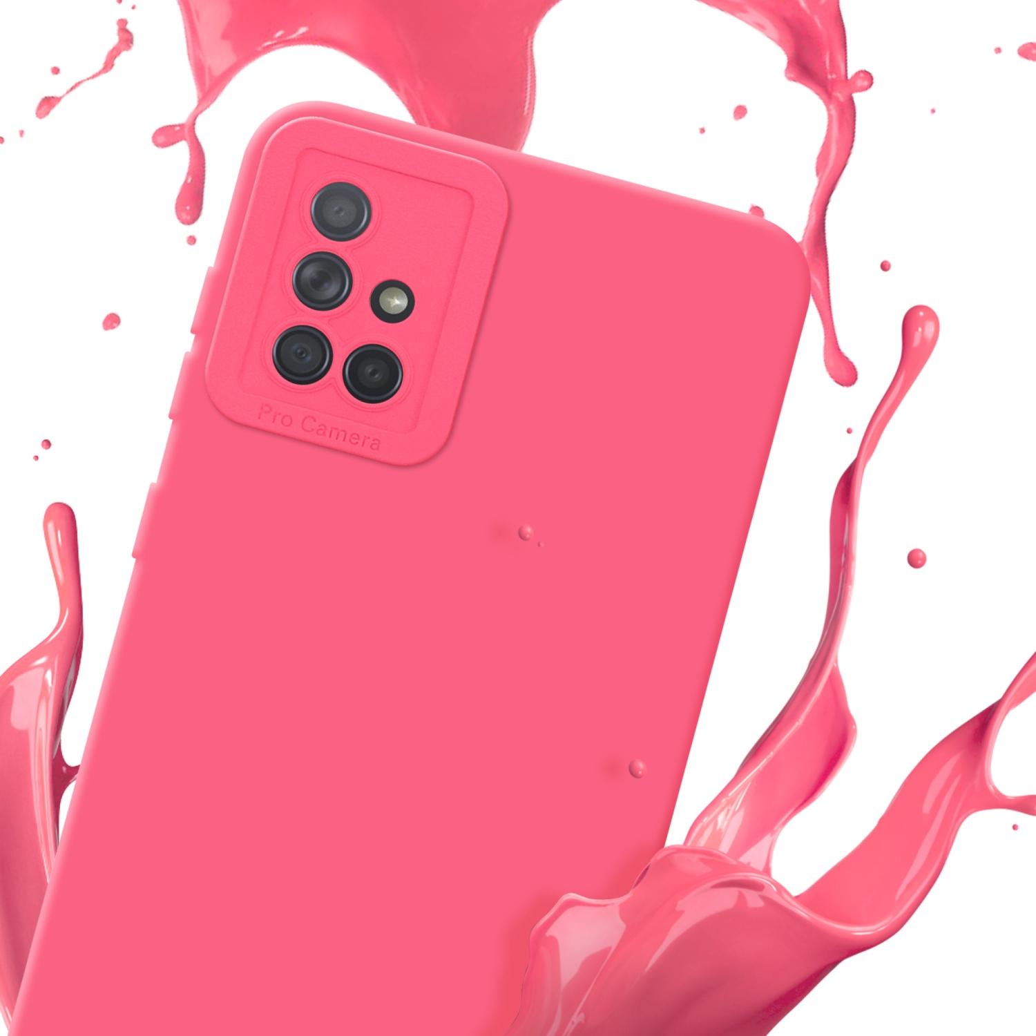Thumbnail - Cadorabo Hülle für Samsung Galaxy A71 4G im TPU Fluid LM162 Style (Samsung Galaxy A71), Smartphone Hülle, Rot