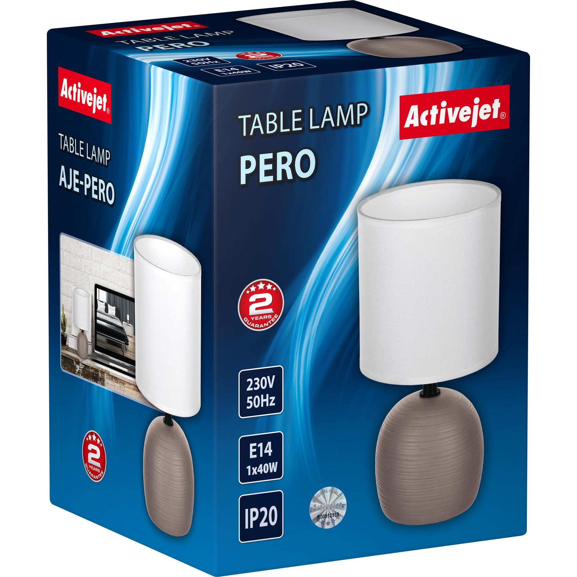Thumbnail - Activejet, Tischlampe, AJE-PERO E14 Tischleuchte (E14)