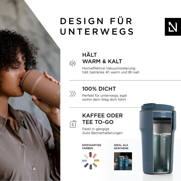 Actual product image Lars Nysøm Stainless steel thermo mug Bevaegelse (0.50 l)