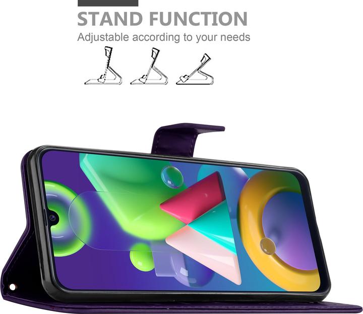 Actual product image Cadorabo Flower Book Cover (Samsung Galaxy M31)