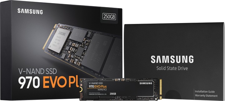 Produktbild Samsung 970 EVO Plus (250 GB, M.2 2280)