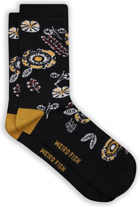 Actual product image Weird Fish Womens/Ladies Parade Patterned Socks (Pack of 3) (pack of 3, 37 - 40.5)