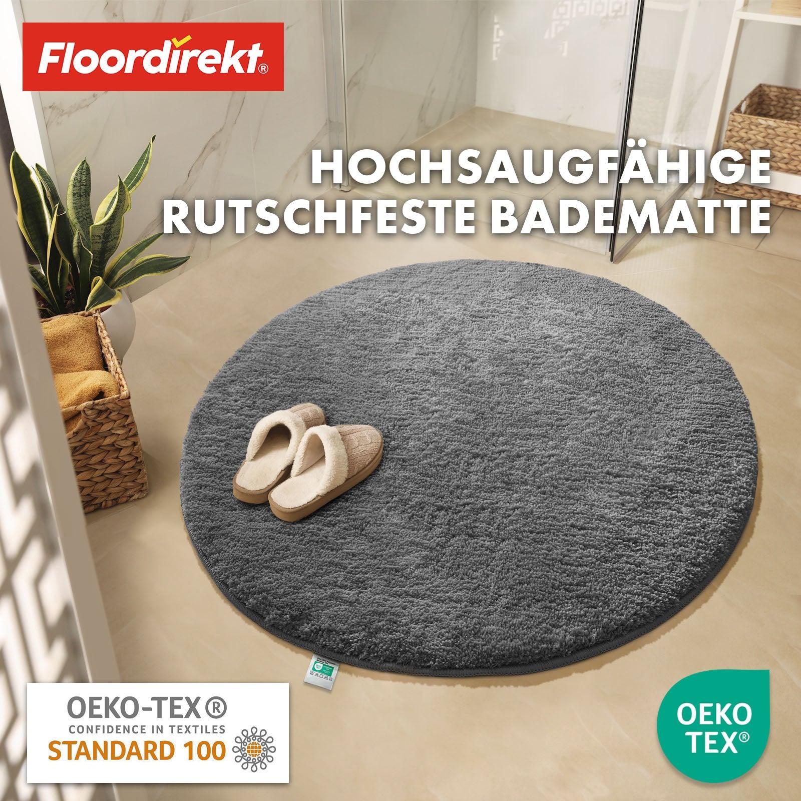 Thumbnail - Casa Pura, Badteppich, SKY Rund (95 x 95 x 3 cm)