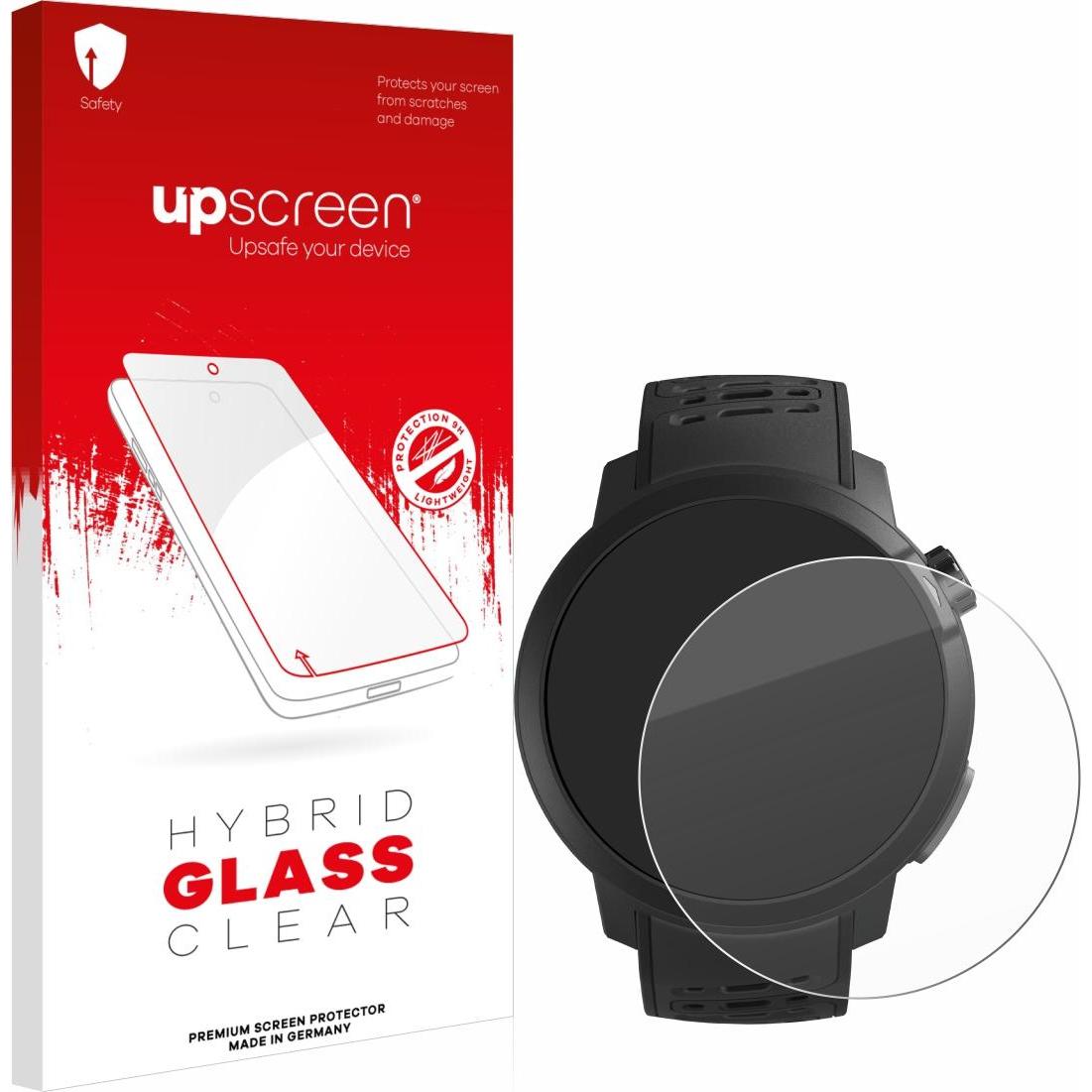 upscreen Schutzglas Schutzfolie Displayschutz Display Schutz Glas Panzer Folie klar, Smartwatch Schutzfolie, Transparent