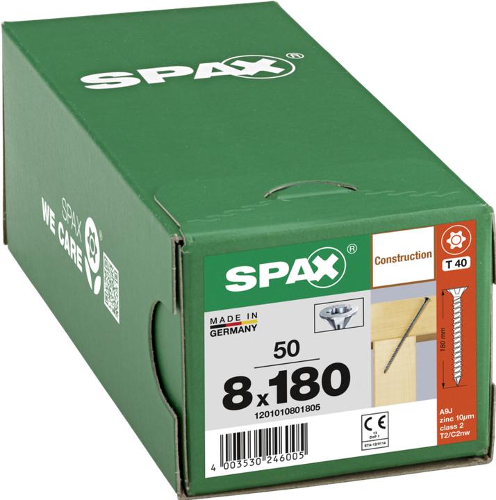 Produktbild Spax Senkmultikopf T-Star Plus T40 Vollgewinde Cut Wirox (50 Schrauben pro Stück)