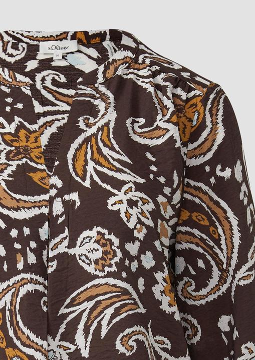 Immagine prodotto s.Oliver Bluse Strukturierte Viskosemix-Bluse mit All-over-Print (40)