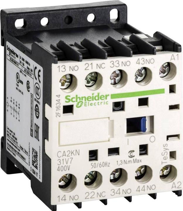 Actual product image Schneider Electric Auxiliary contactor, 3S+1Ö, 400V 50/60Hz CA2KN31V7