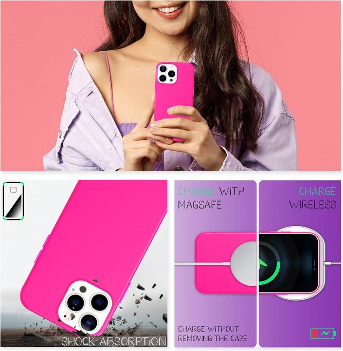 Actual product image Nalia Neon silicone mobile phone case (Apple iPhone 13 Pro Max)