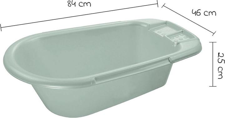 Actual product image Rotho Babydesign Baby-Badewanne AVA Sage Green