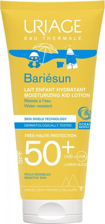 Actual product image Uriage Bariésun Moisturizing Kid Lotion (Suntan lotion, SPF 50+, 100 ml, 100 g)