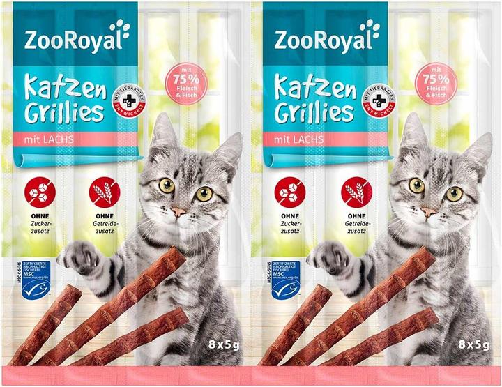 Produktbild Zooroyal Katzen-Grillies mit Lachs (30 Stk., 1200 g)