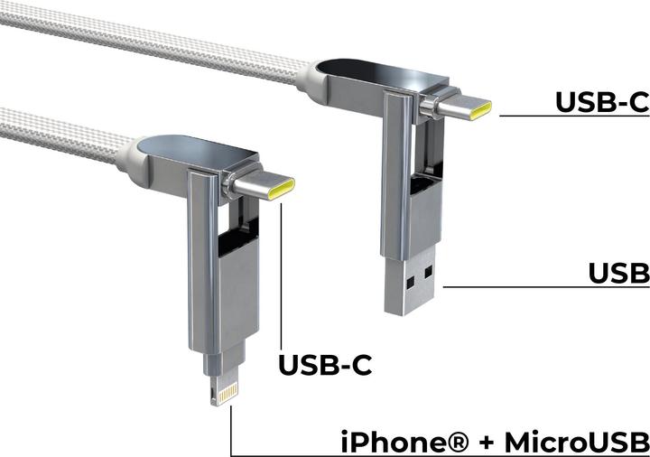 Actual product image Rolling Square inCharge XL (0.30 m, USB 2.0)