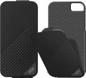 Actual product image X-Doria Dash Flip Cover for iPhone 5 - Black (Apple iPhone 5)
