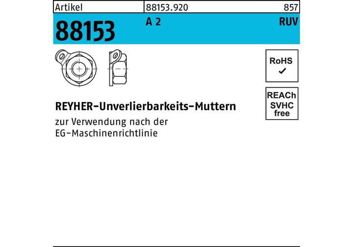 Actual product image Captive nut R 88153 M 5 A 2 (M5)