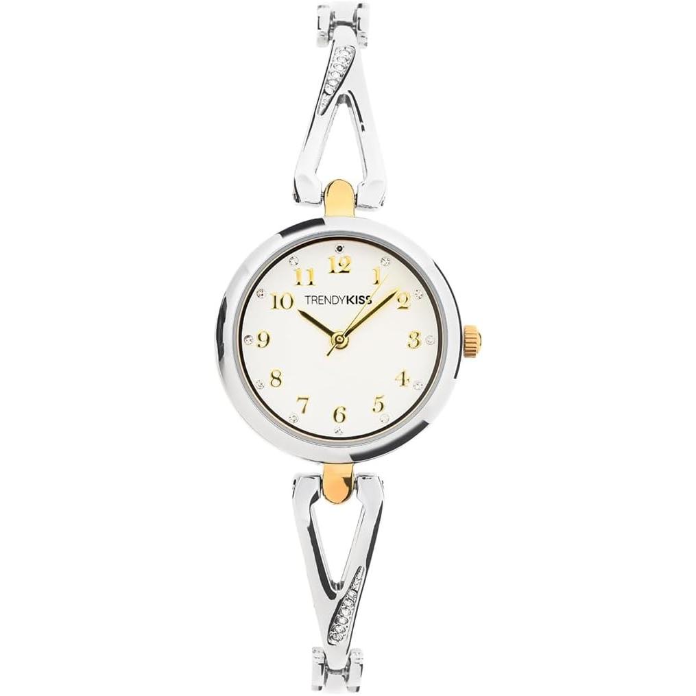 TrendyKiss, Orologio da polso, Dameshorloge analoog kwarts met metalen armband TM1017904 Goud Klassiek, Oro, (Orologio da polso analogico, 30 mm)