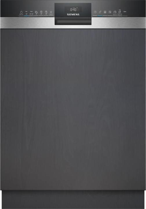 Produktbild Siemens iQ300, Teilintegrierter Geschirrspüler, 60 cm, Gebürsteter Stahl, SN53HS03TE