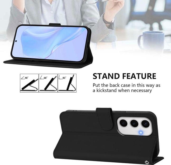 Produktbild König Design Hülle für Samsung Galaxy S24 FE Schutz Handy Case Cover Klapp Tasche Wallet Etui (Samsung Galaxy S24 FE)