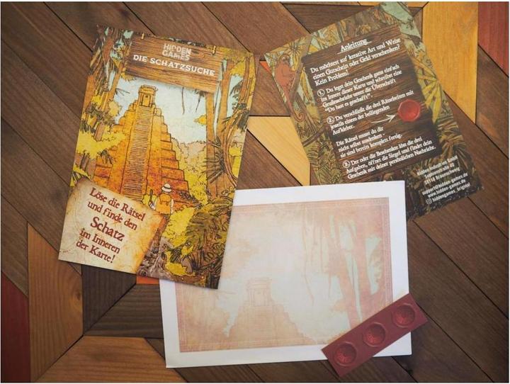 Actual product image Hidden Games The treasure hunt - puzzle card (German, 1 Players)