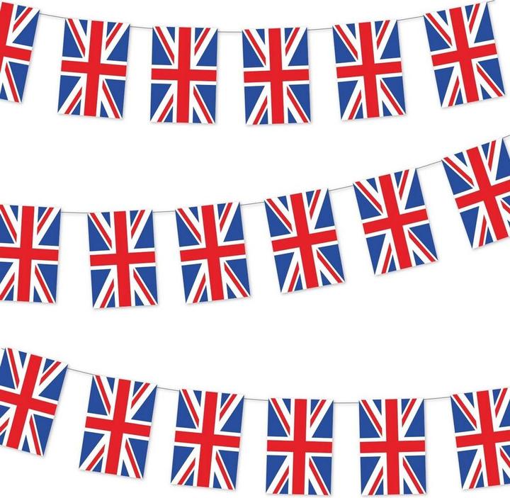 Actual product image Amscan England Flag Bunting