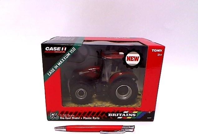 Immagine prodotto Tomy Trattore Case Maxxum 150 Britains 1:32, trattore giocattolo da collezione, trattore giocattolo