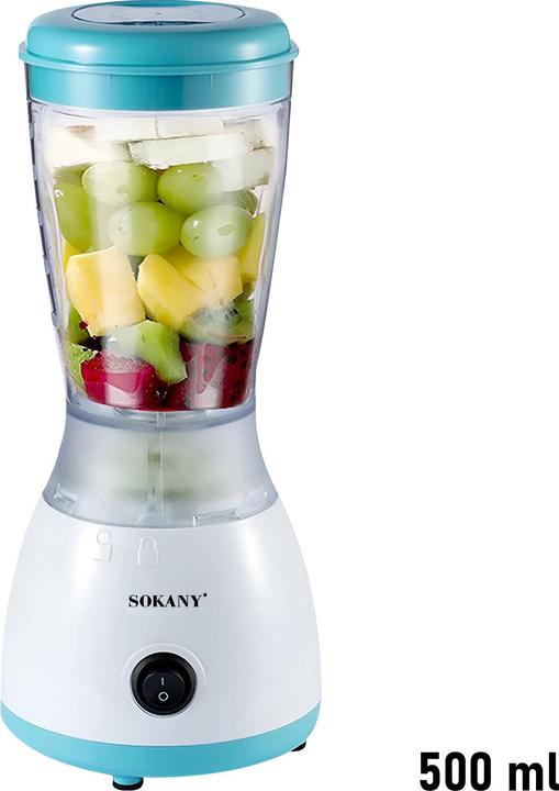 Image du produit Sokany Mini-Blender 500ml 300W Edelstahl (300 W)
