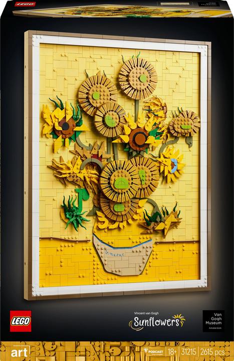 LEGO Vincent van Gogh – Sonnenblumen (31215, LEGO DC, LEGO Seltene Sets)