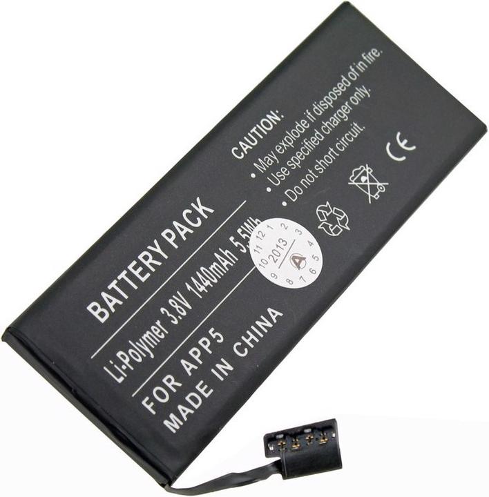 Produktbild AccuCell Akku Apple iPhone 5 Akku 616-0611, 616-0613, A1429