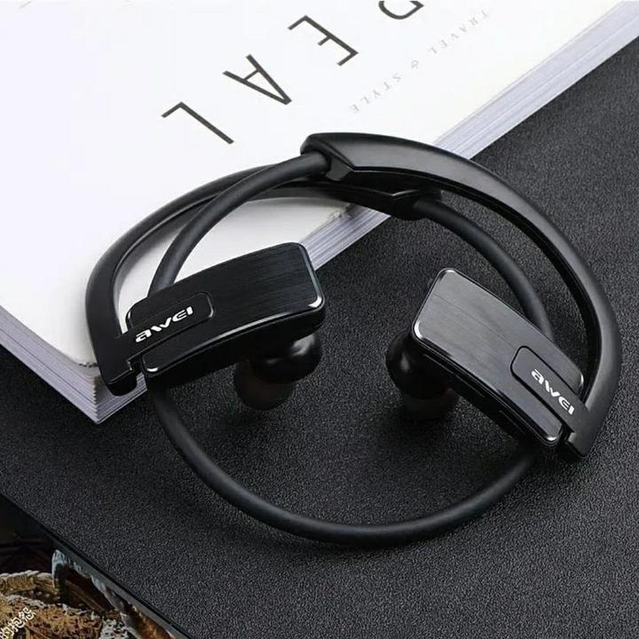 Image du produit Awei Słuchawki bezprzewodowe E1BL Bluetooth 4.1 sportowe czarny (13 h, Sans fil)