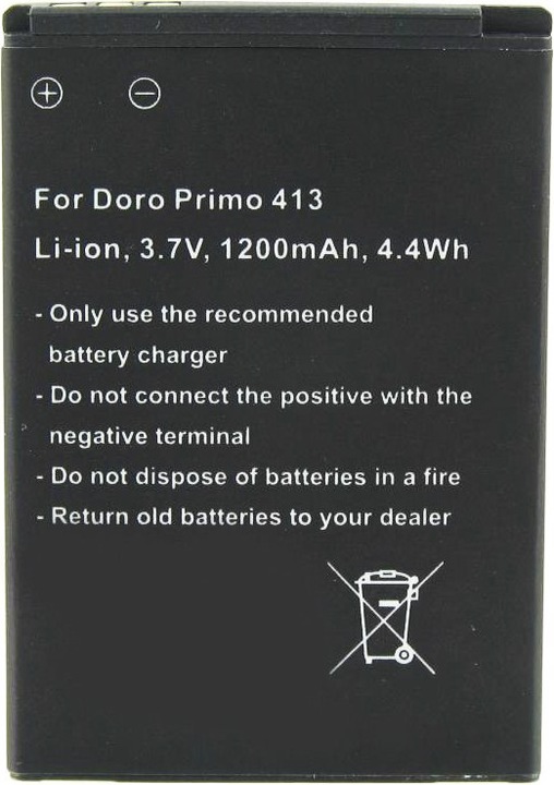 Immagine prodotto AccuCell Batteria Doro Primo 413 Batteria RCB413