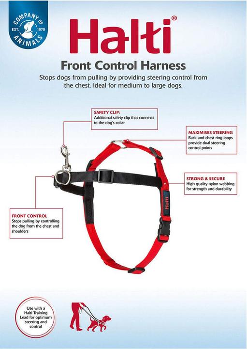 Produktbild Company of Animals Halti Antizug M Front Control (M, Hund, Allgemein, Spazieren)