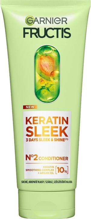 Image du produit Garnier Fructis Keratin Sleek Conditioner For Dry And Frizzy Hair - 200 Ml (200 ml)