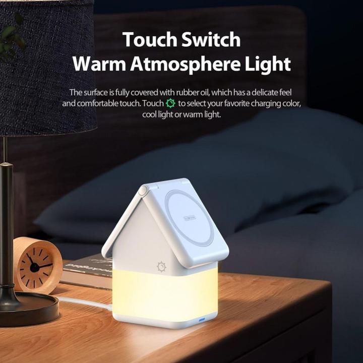 Produktbild Duzzona W20 4 in 1 MagSafe Wireless Ladegerät (Universal, Vivo, Samsung, Huawei)