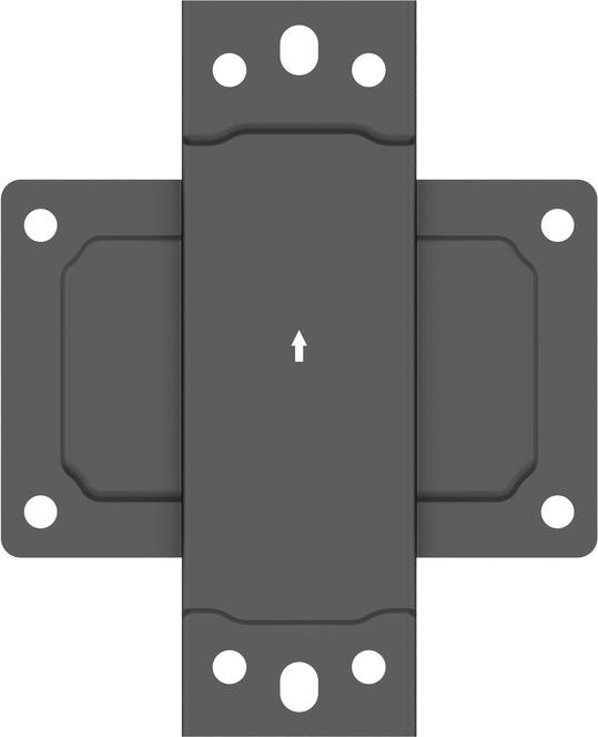 Actual product image Multibrackets Wall plate Small, for Modular Pro System