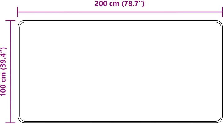 Produktbild vidaXL Läufer Teppich