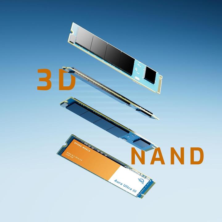 Actual product image OWC 4.0TB Aura P12 M.2 NVMe SSD High-performance for enclosures and - Solid State Di (4000 GB, M.2 2280)