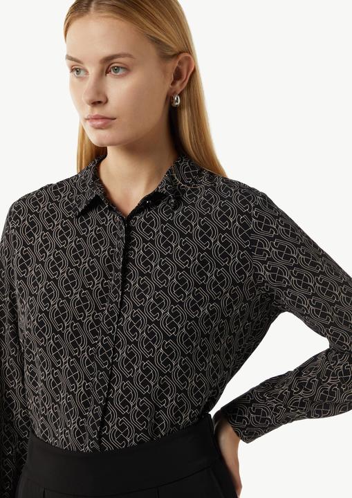 Image du produit Comma Bluse Viskose-Bluse mit All-over-Print (40)