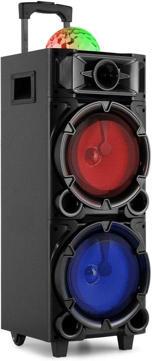 Actual product image Fenton Karaoke set - LIVE290 Party speaker met microfoons en discolamp - Met Bluetooth
