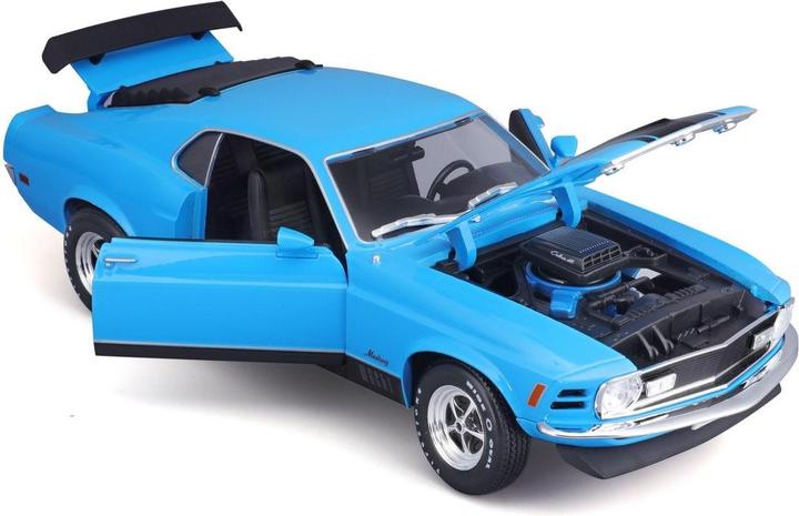 Produktbild Maisto Ford Mustang Mach 1 1970 1/18 blau