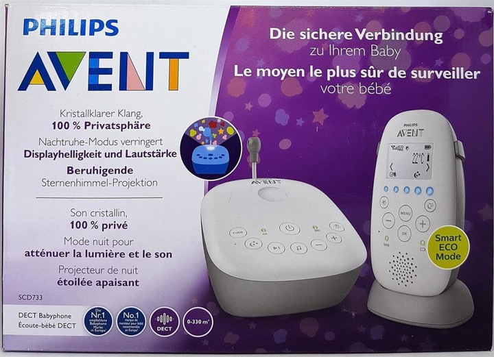 Produktbild Philips Avent DECT-Babyphone (Babyphone Audio, 330 m)