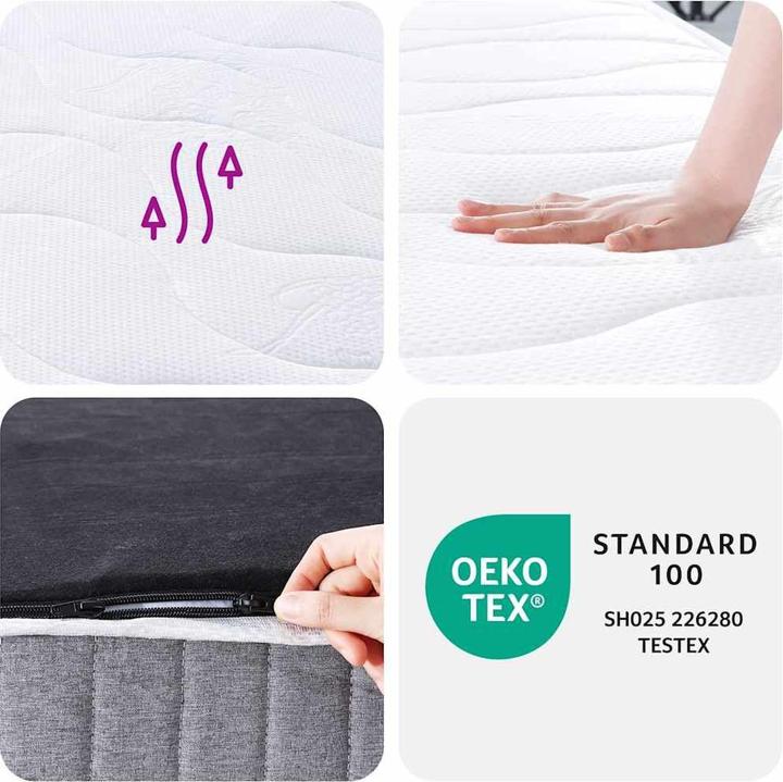 Produktbild vidaXL Taschenfederkern-Matratze (140 x 190 cm)