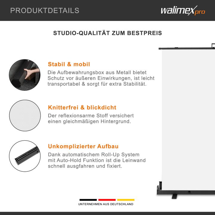 Produktbild Walimex pro pro Roll-up Panel (157 cm, 200 cm)