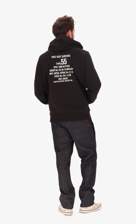 Produktbild Diesel Herren Kapuzenpullover Ombre Aus Baumwolle & Polyester - Casual (M)