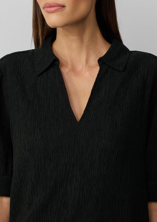 Immagine prodotto S.Oliver Bluse Verkürzte Plissee-Bluse im Loose Fit mit Puffärmeln (44)