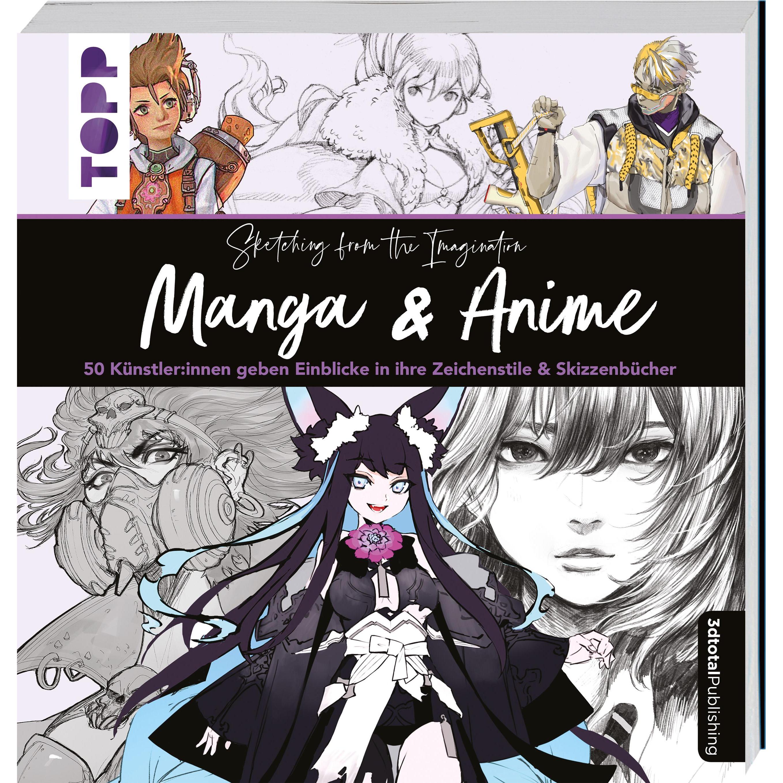 Sketching from the Imagination: Manga & Anime, Ratgeber von 3dtotal Publishing