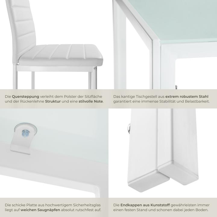 Image du produit tectake Essgruppe Berlin (Verre de sécurité)