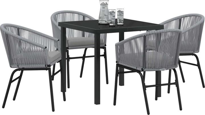 Produktbild vidaXL Garten Essgruppe (80 x 80 x 73 cm)