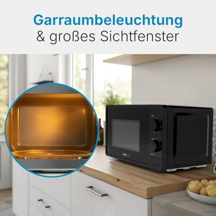 Immagine prodotto Clatronic Microonde MW 791 20L 700 Watt MW 785 (nero) (20 l)