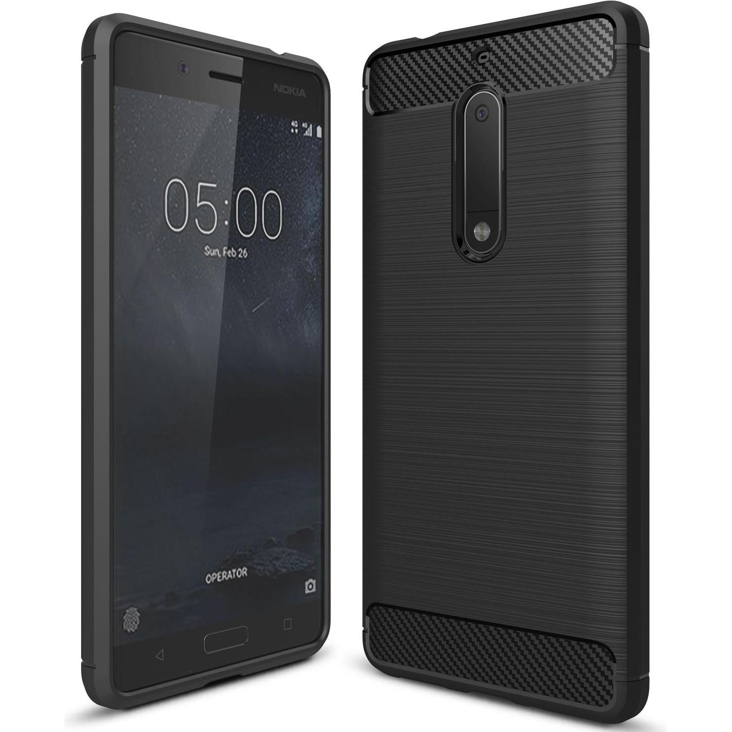 Nalia Handyhülle (Nokia 5), Smartphone Hülle, Schwarz